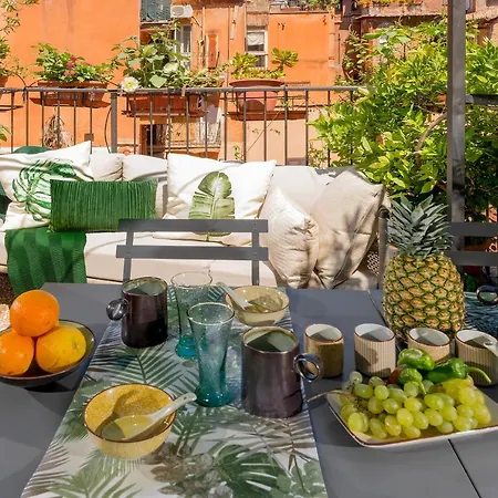 Stunning Flat With Terrace In Trastevere Lägenhet *